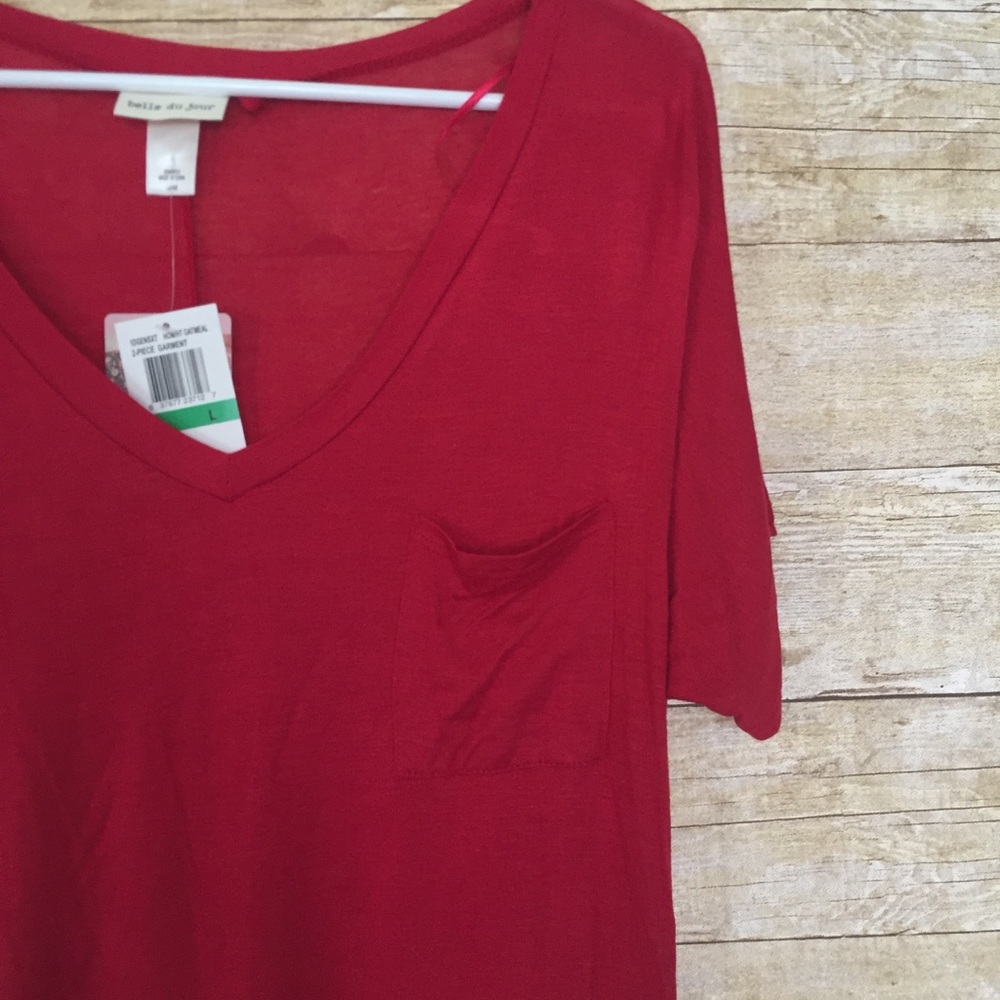 NWT Belle Du Jour Top Size Large - Picture 4 of 5